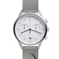 C39 Women’s chronograph watch in polished steel - Image 4